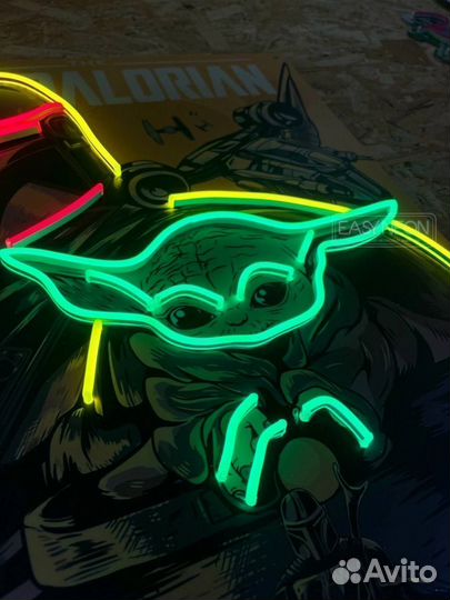 Неоновый светильник для дома и офиса