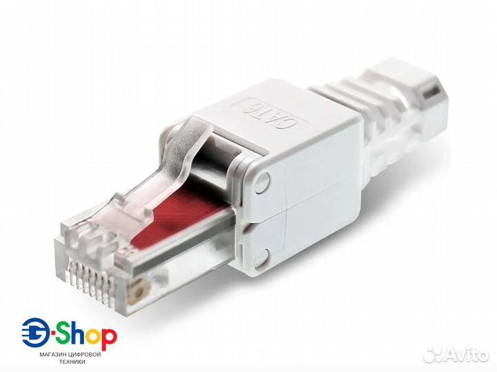 Штекер RJ45 cat.6 быстрозажимной (без инструмента)