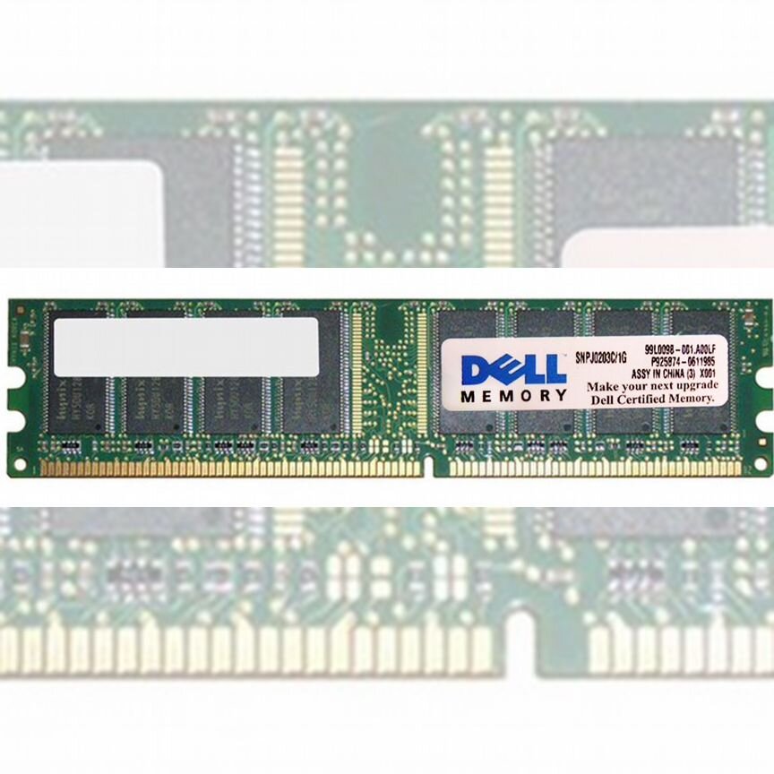 [SNPJ0203C/1G] Оперативная Память Dell Ddr 1024mb Snpj0203c/1g
