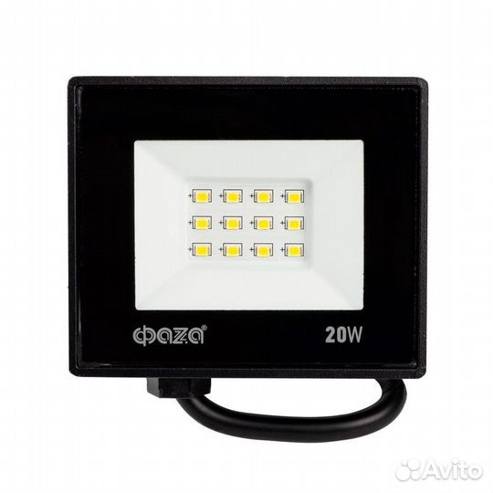 Прожектор светодиодный сдо-20 20Вт 6500К IP65 230В