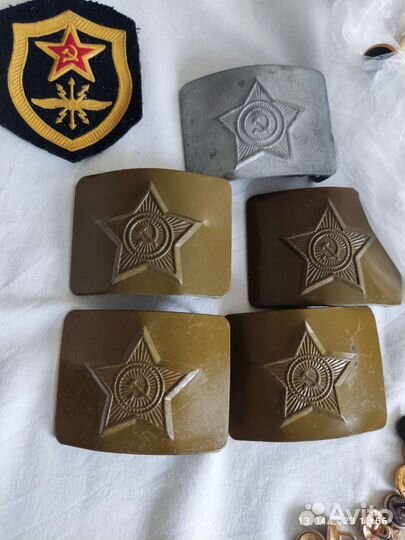 Пряжка солдатская СССР