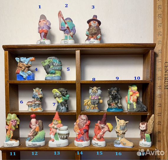 Миниатюрные фигурки нечисти из народных сказок