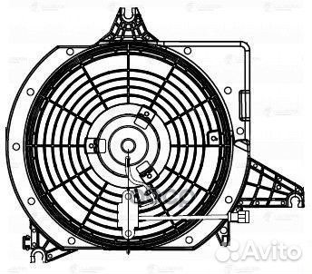 Вентилятор радиатора 'lfac0840 luzar