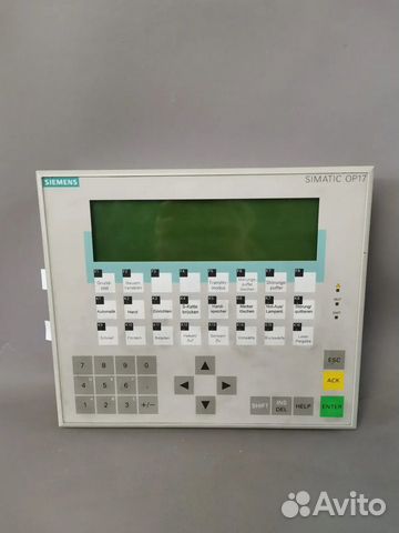 Siemens панель 6AV3617-1JC20-0AX0