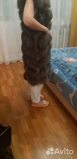 Жилетка меховая женская 44 46 размер