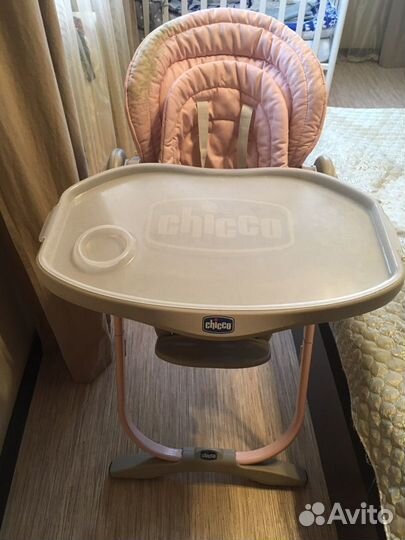 Стульчик для кормления chicco polly magic