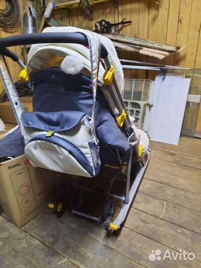 Санки коляска nika