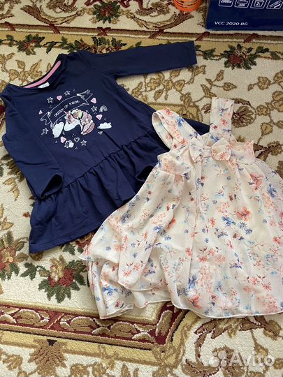 Вещи пакетом на девочку 86 92