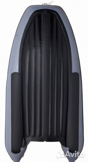 Надувная лодка gladiator E350PRO темно-серая