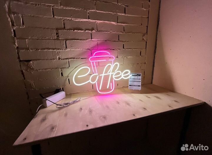 Вывеска из неона