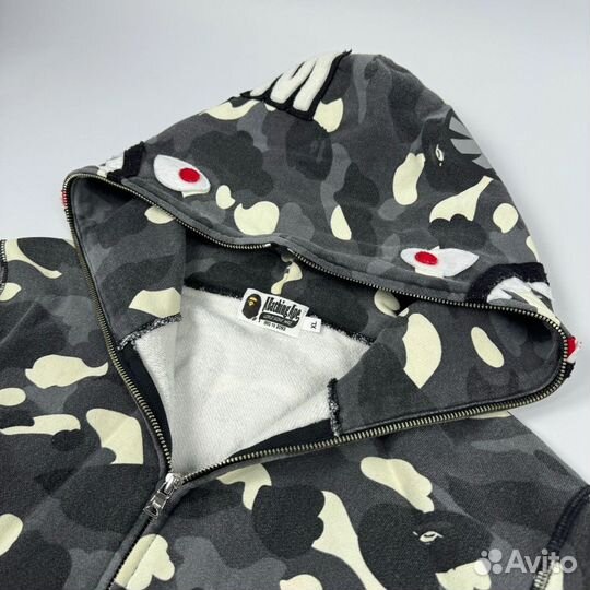 Зип худи A Bathing Ape Shark Full Zip Glow