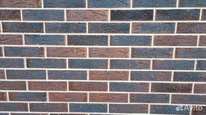 Гибкий кирпич на сетке для отделки