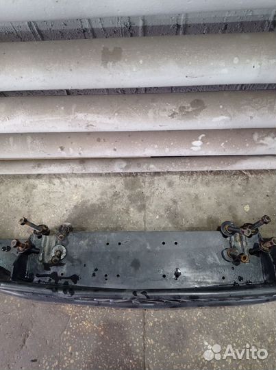 Защита переднего бампера с площадкой под лебёдку