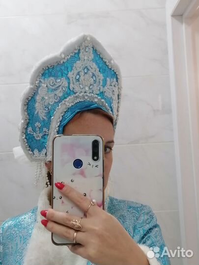 Костюм снегурочки взрослый