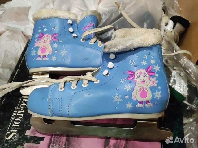 Коньки двухполозные 34 р-р