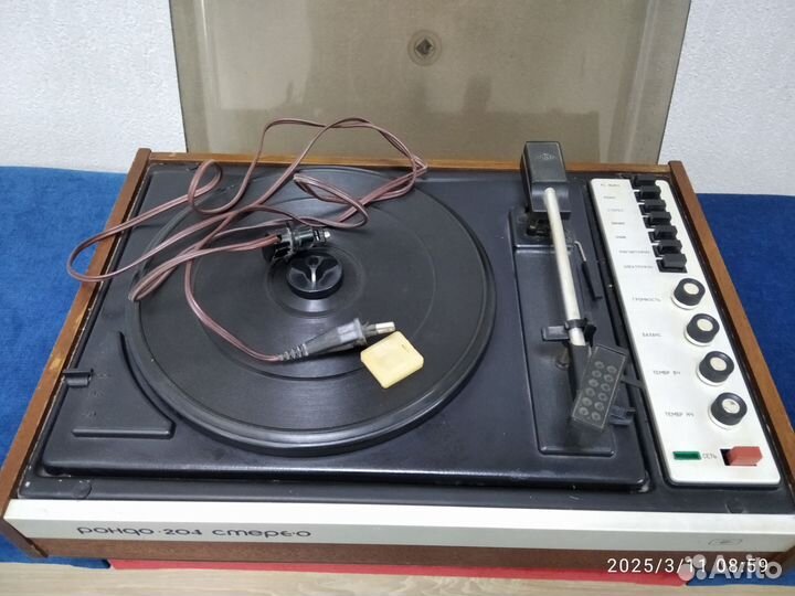 Проигрыватель винила Рондо 204 стерео