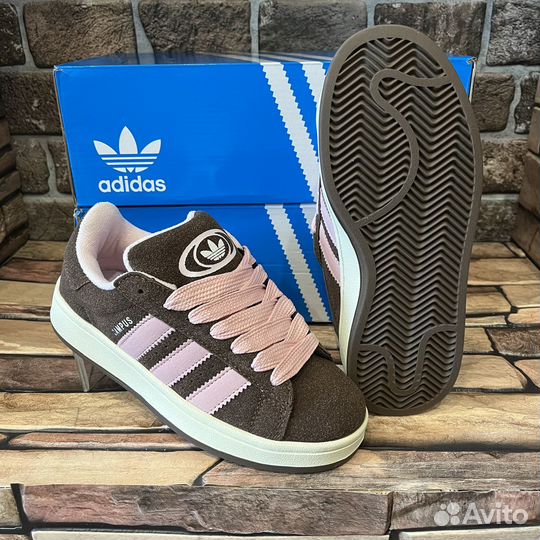 Кроссовки Adidas Campus 00s brown/pink