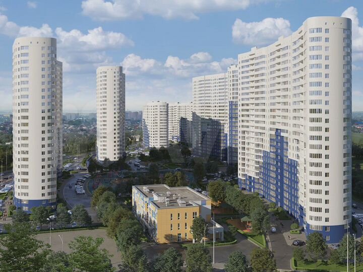 2-к. квартира, 63,6 м², 16/18 эт.