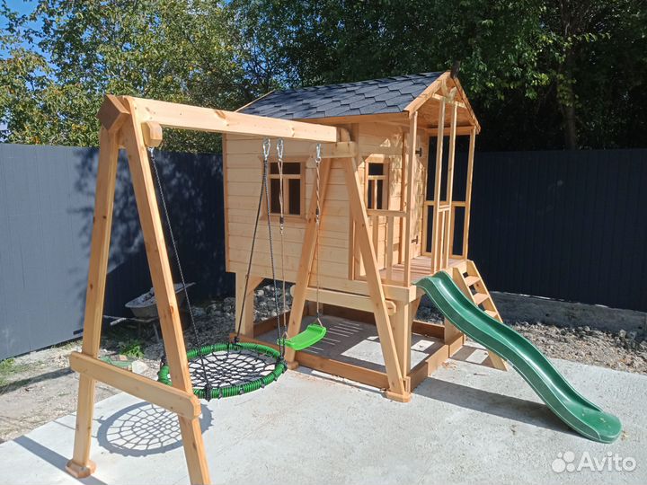 Детский игровой домик уличный