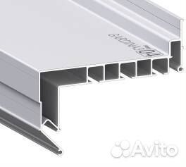Профиль G304 для скрытых карнизных ниш с 3 пазами
