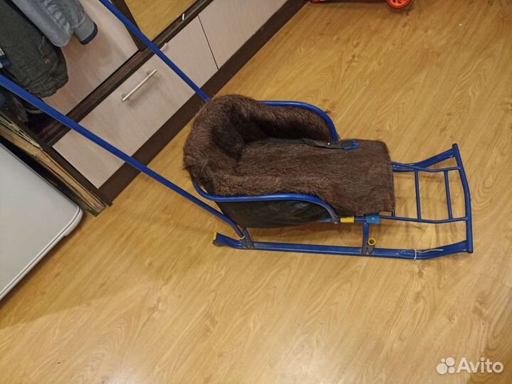 Детские санки с колесами