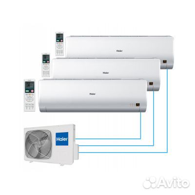 Мульти сплит-система Haier 3U19FS1ERA(N) +2AS12BS4