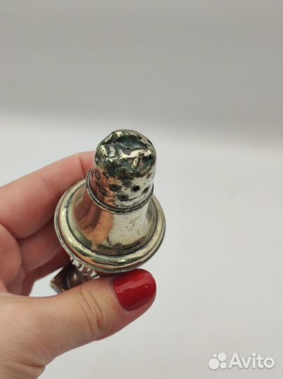 Солонка перечница серебрение высота 11 см нач. X