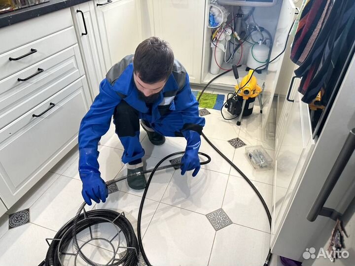 Устранение засоров прочистка канализации