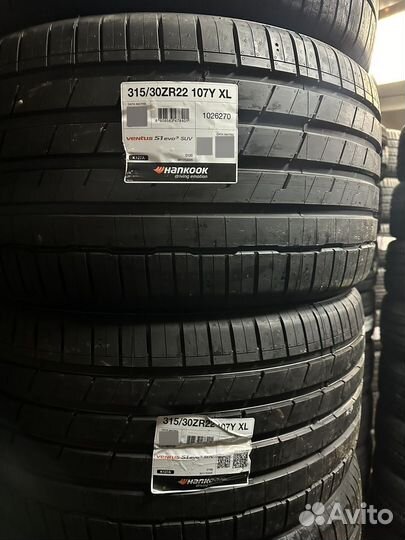 Hankook Ventus S1 Evo3 SUV K127A 275/35 R22 и 315/30 R22 107Y