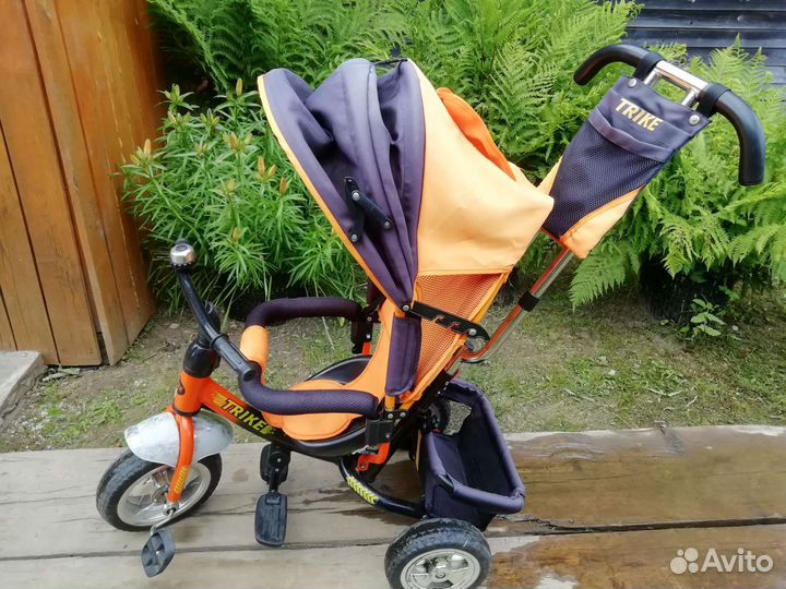 Детский велосипед с ручкой