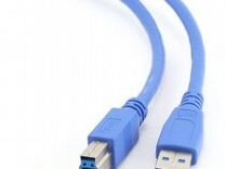 Телекоммуникационный кабель USB 3.0 A-папа/B-папа