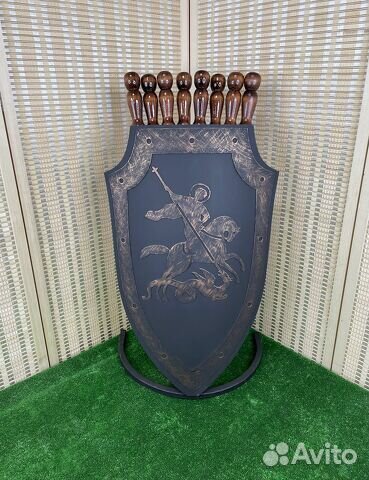 Подставка под шампуры Щит