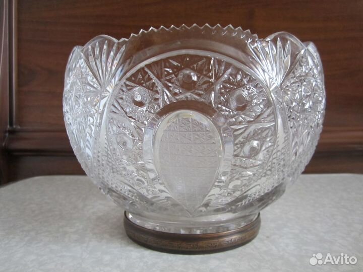 Хрустальная чаша для пунша