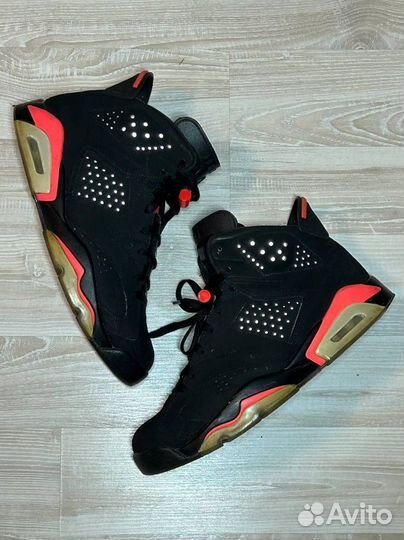 Air Jordan 6 retro infared black оригинал