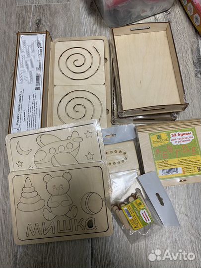 Деревяные развивающие игры SmileDecor