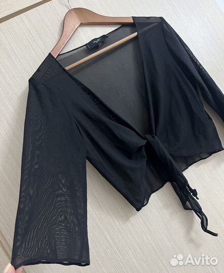 Блузка накидка для платья декольте M-L