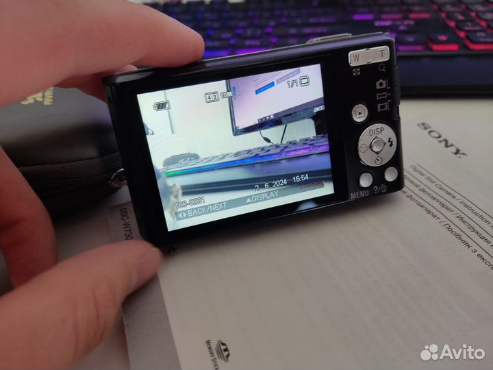 Компактный фотоаппарат sony cyber shot w730