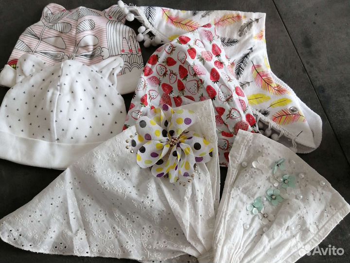 Косынки лето и шапочки, футболки