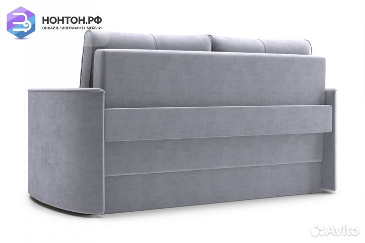 Диван еврокнижка Колибри серый