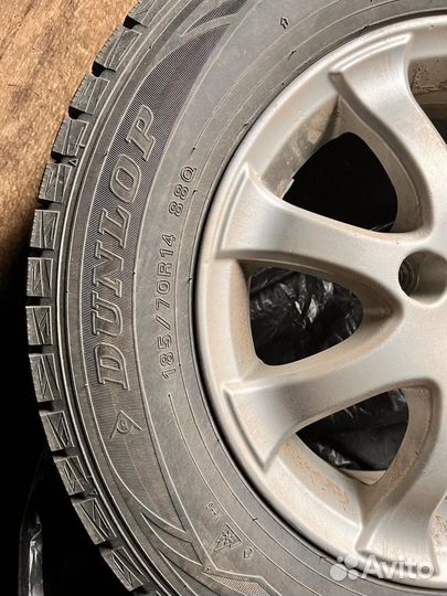 Литье r14 с зимней резиной на Nissan NV200 и др