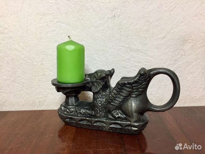 Подсвечник грифон,ссср