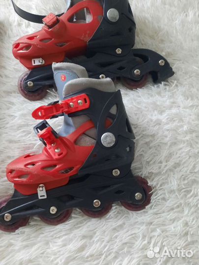 Роликовые коньки детские раздвижные