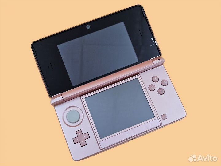 Nintendo 3DS розовая, 200 игр, 128 gb