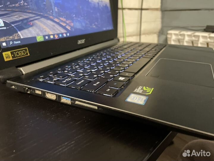 Игровой ноутбук Acer i5/6gb/gtx1050