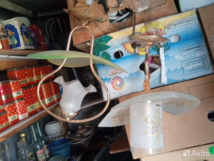 Люстры светильники лампы СССР и современные