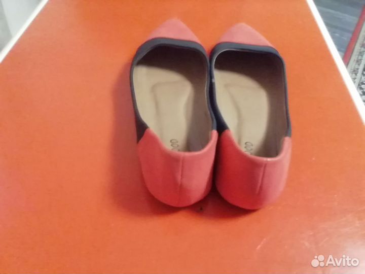 Балетки натуральная кожа 40