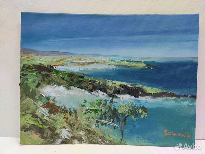 Картины маслом с морским и южными пейзажами