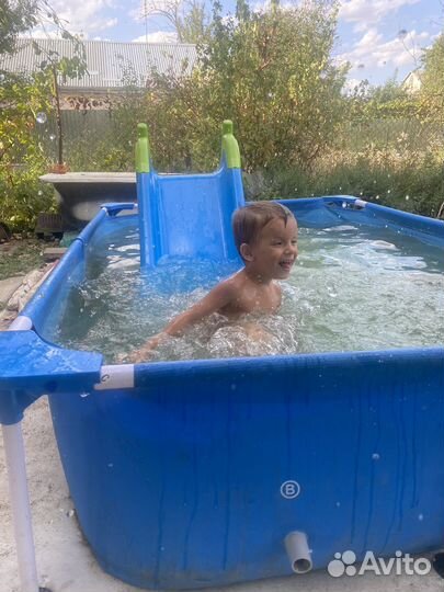 Каркасный бассейн прямоугольный бу