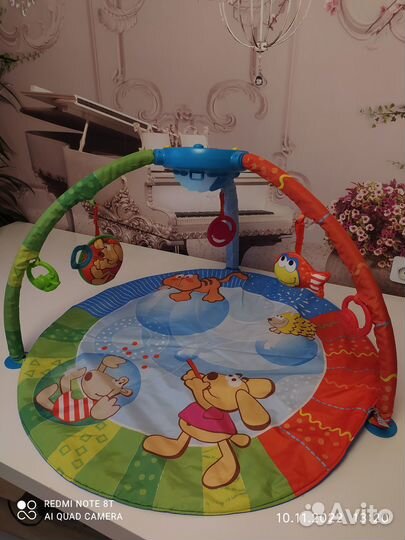 Развивающий коврик музыкальный