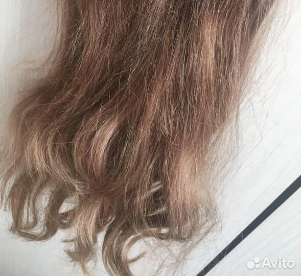 Волосы натуральные на трессе